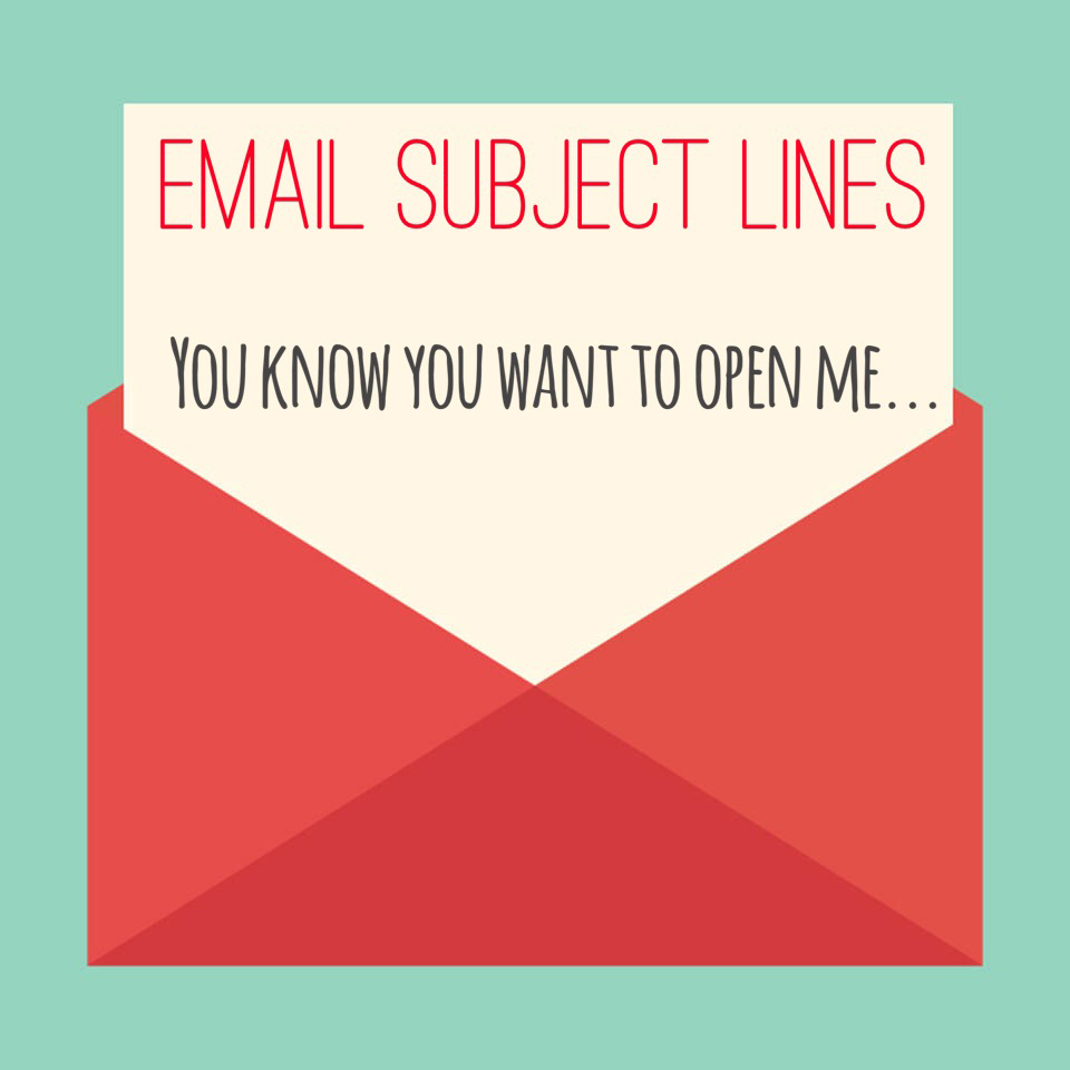 Email Subject Lines