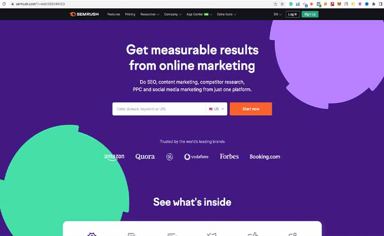 top ai marketing tools (SEMRush)
